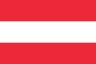 The national flag of Austria